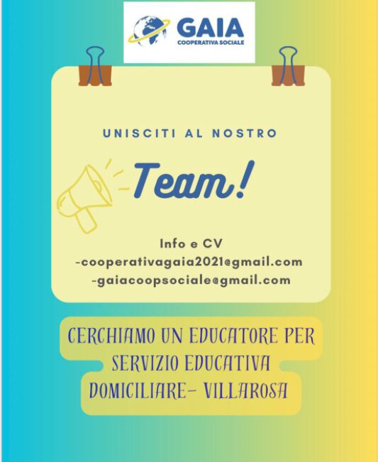 Svolgi il “Servizio Civile” con Gaia