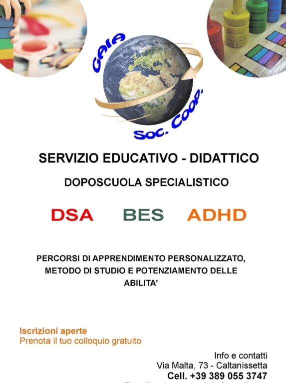 Doposcuola Specialistico per DSA BES ADHD Doposcuola Specialistico per DSA BES ADHD